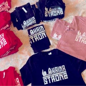 Lahaina STRONG Tees! Mahalo ke Akua  (Limited quantity & sizes.)